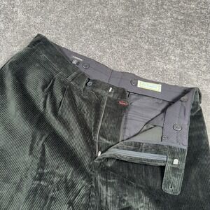 J. Peterman Duca Visconti Di Modrone Corduroy Pants Men's 38x 30 Green Trousers